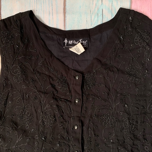 All that jazz whismygoth sleeveless button down midi dress - Picture 4 of 8